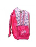 ZAINO GRANDE CON 3 CERNIERE DI BARBIE 349-86031 PER SCUOLA, BAMBINA