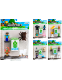 MINECRAFT, SET 5 PERSONAGGI, ASSORTITI, MCR175755, ACTION FIGURE, GIOCATTOLO BAMBINI