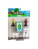 MINECRAFT, SET 5 PERSONAGGI, ASSORTITI, MCR175755, ACTION FIGURE, GIOCATTOLO BAMBINI