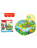 BOX ATTIVITA' CON 25 PALLINE COLORATE FISCHER PRICE, GIOCO PER BAMBINI + 3 MESI