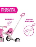 Chicco Triciclo U-GO – 2 in 1 con Manico Telescopico