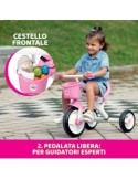 Chicco Triciclo U-GO – 2 in 1 con Manico Telescopico