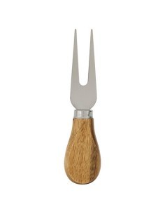 Servizio formaggio Mina, vassoio in acacia, copertura in vetro temperato, 3 utensili inclusi, diametro 30 cm, marrone