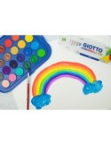 Giotto Acquerelli – 24 Colori Ø 30 mm con Pennello Incluso