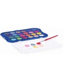 Giotto Acquerelli – 24 Colori Ø 30 mm con Pennello Incluso
