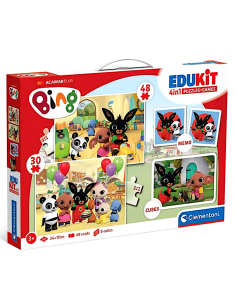 Clementoni Edukit 4 in 1 Bing - Gioco Educativo per Bambini