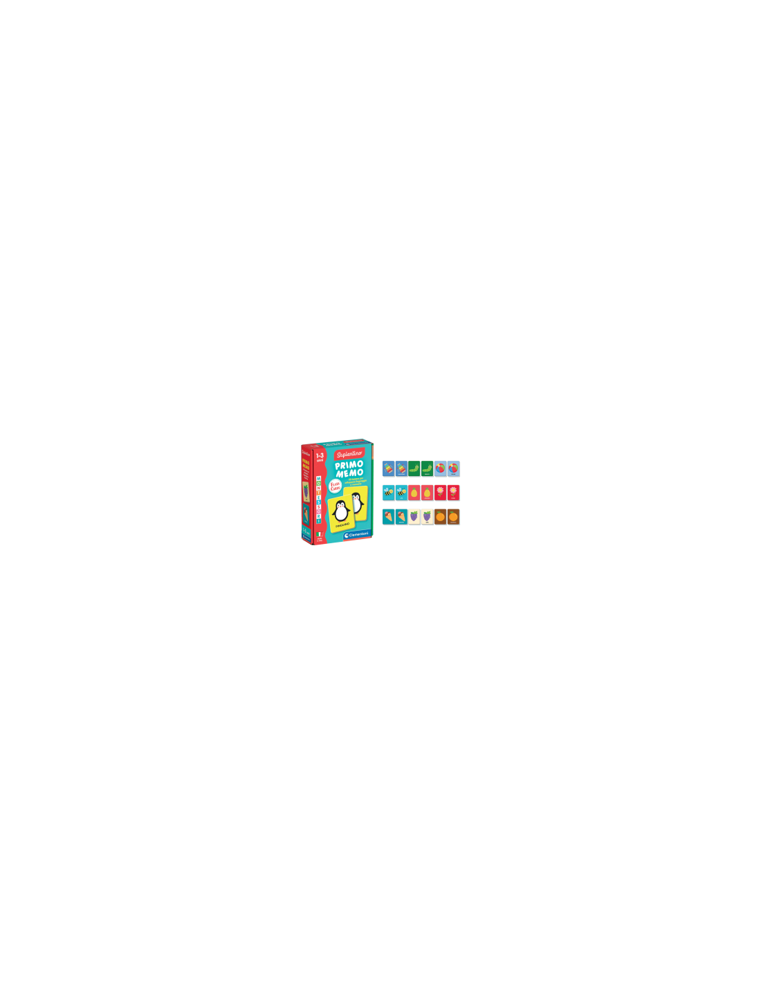 Clementoni Primo Memo Flashcards – Carte Educative per la Memoria