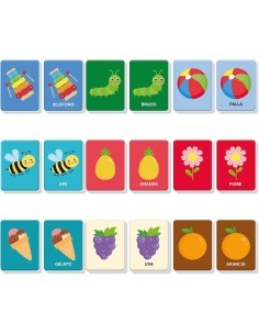 Clementoni Primo Memo Flashcards – Carte Educative per la Memoria