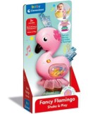 Clementoni Fancy Flamingo Sonaglino Interattivo per Prima Infanzia – Melodie e Colori Stimolanti