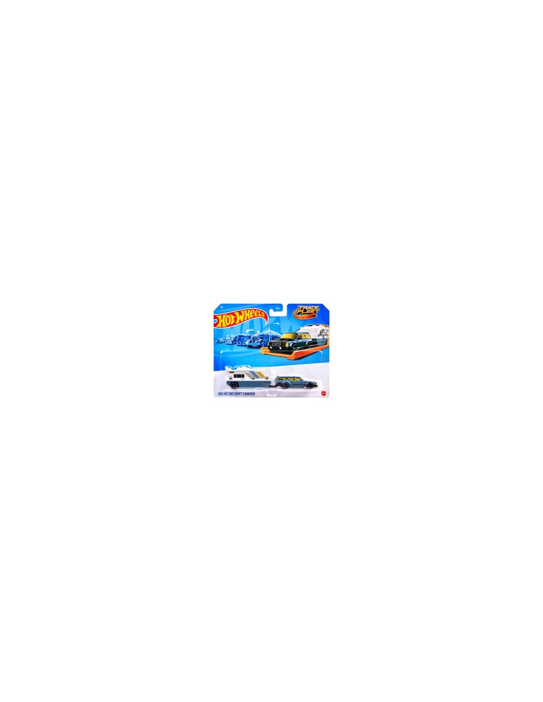 Hot Wheels Camion da Pista Track Fleet Mattel HYT56 – Veicoli Assortiti con Rimorchio