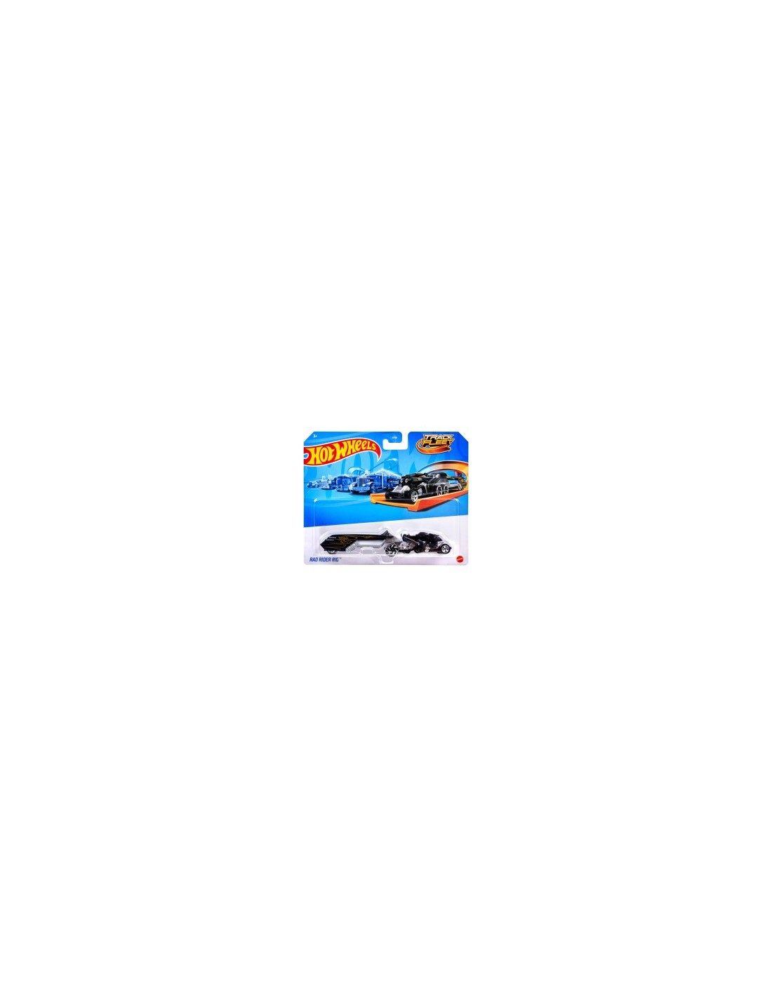 Hot Wheels Camion da Pista Track Fleet Mattel HYT56 – Veicoli Assortiti con Rimorchio