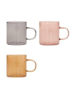 Tazzina espresso Mia, 10 cl, vetro colorato, assortita, dimensioni 7,9x5,3x5,7 cm