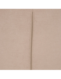 Poltrona da pranzo Visoca, beige, acciaio, dimensioni 61,5x57x83 cm