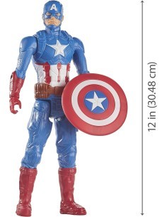 AVENGERS E7877 CAPITAN AMERICA TITAN HERO su TreG Ingrosso