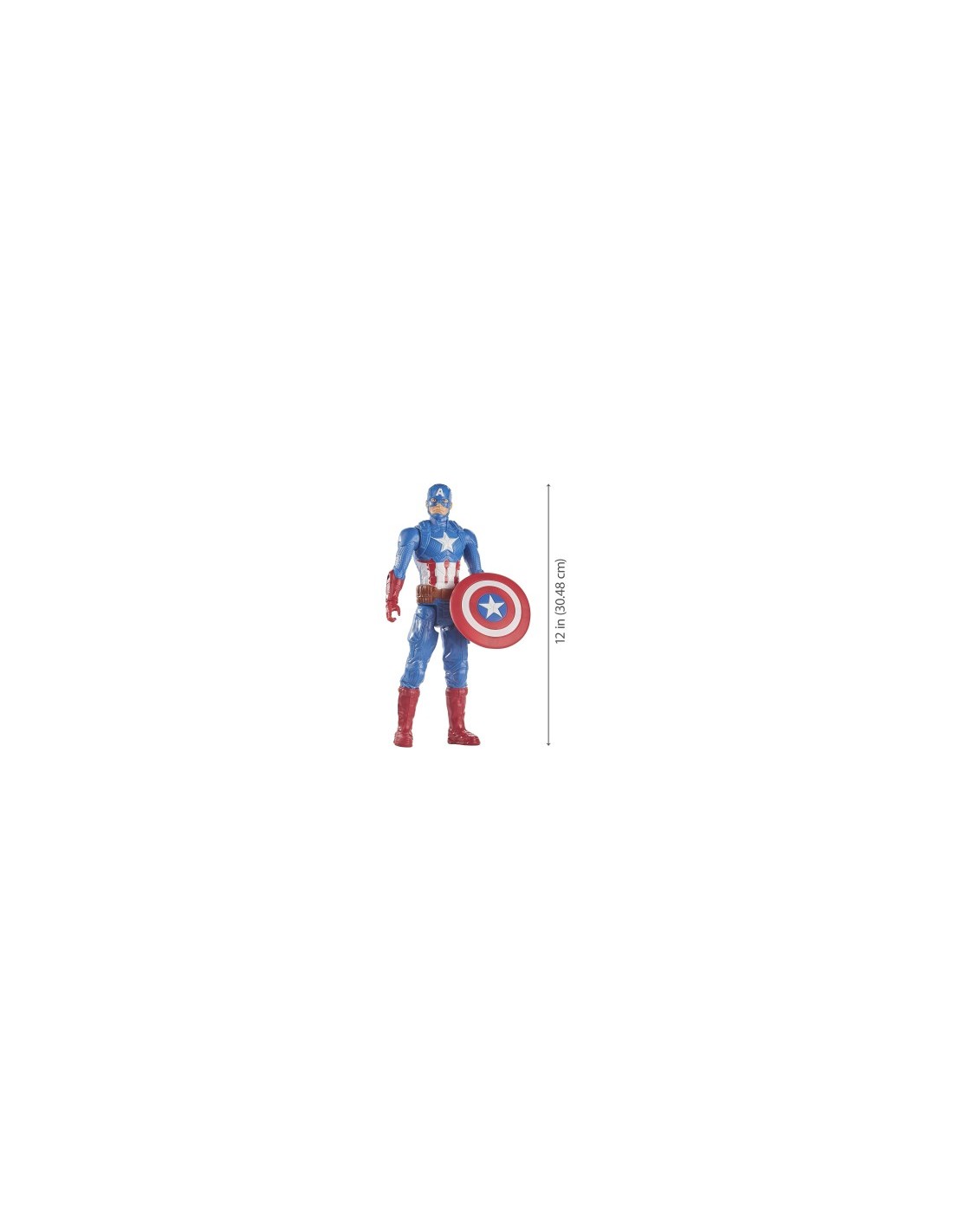 AVENGERS E7877 CAPITAN AMERICA TITAN HERO su TreG Ingrosso