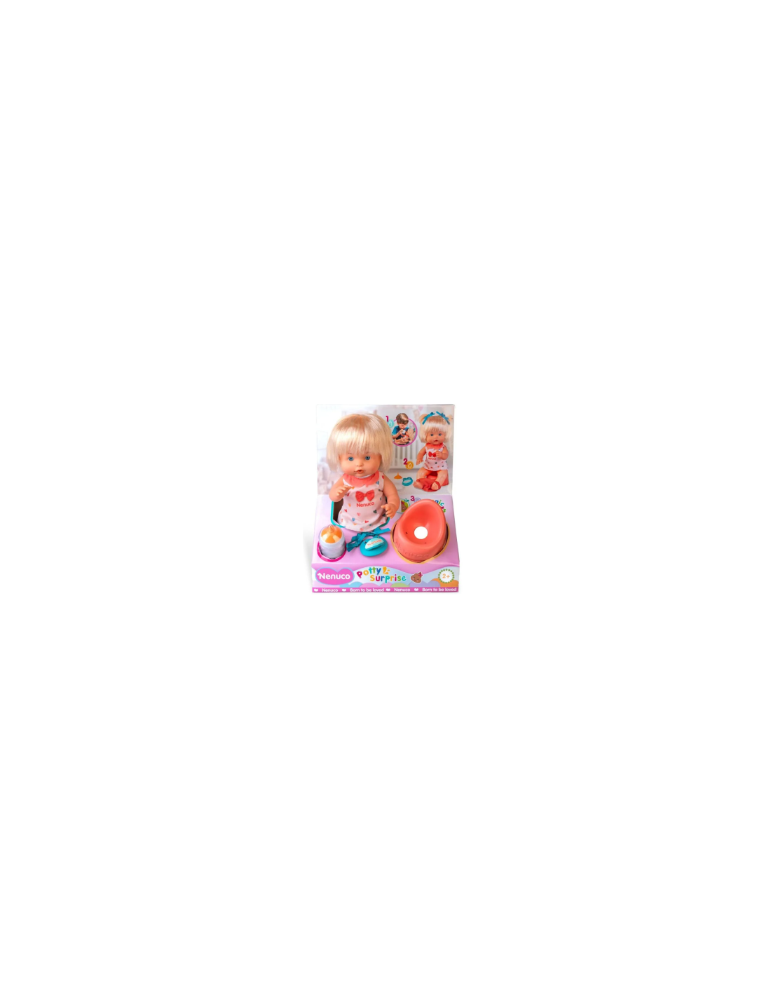 Nenuco Vasino con Sorpresa Famosa – Bambola 25cm con Accessori Educativi