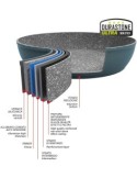 Pedrini Evotek Casseruola 1M 16cm Antiaderente per Induzione
