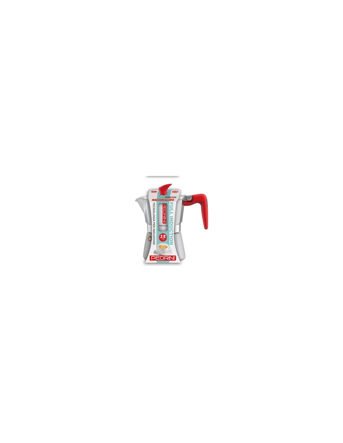 Pedrini Caffettiera Aroma 6 Tazze Induzione