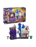 SPIDERMAN  PLAYSET WEB SLINGING CITY HASBRO G0737, GIOCATTOLO BAMBINI