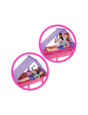 BARBIE, CAMPER DEI SOGNI, TENDA SUL TETTO, BARBECUE CAMBIA COLORE, OLTRE 60 ACCESSORI, PLAYSET MATTEL