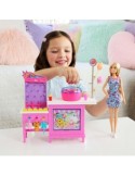 BARBIE CHIOSCO ZUCCHERO FILATO GIOCATTOLO CON 20 ACCESSORI MATTEL JFV67
