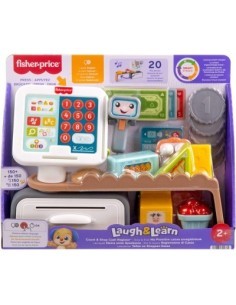 REGISTRATORE DI CASSA, EDUCATIVO, INTERATTIVO, OLTRE 150 SUONI E FRASI, 20 ACCESSORI, BAMBINI 2+ ANNI MATTEL FP JGX00