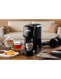 Macchina caffè espresso, compatibile capsule Nespresso, Dolce Gusto, cialde ESE, polvere, serbatoio 0,7L