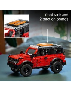 LEGO Technic 42213 SUV Ford Bronco, Modello Off-Road Dettagliato