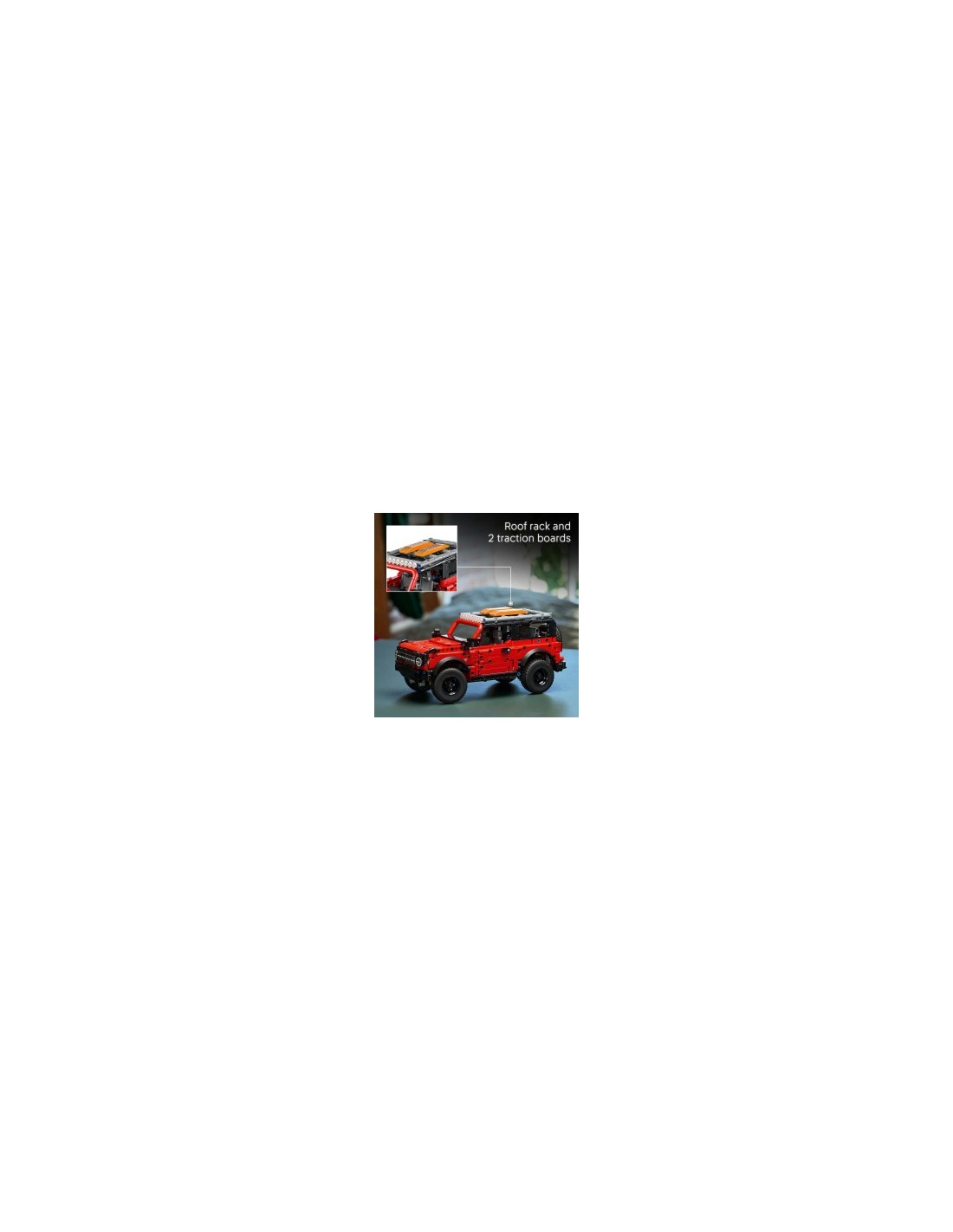 LEGO Technic 42213 SUV Ford Bronco, Modello Off-Road Dettagliato