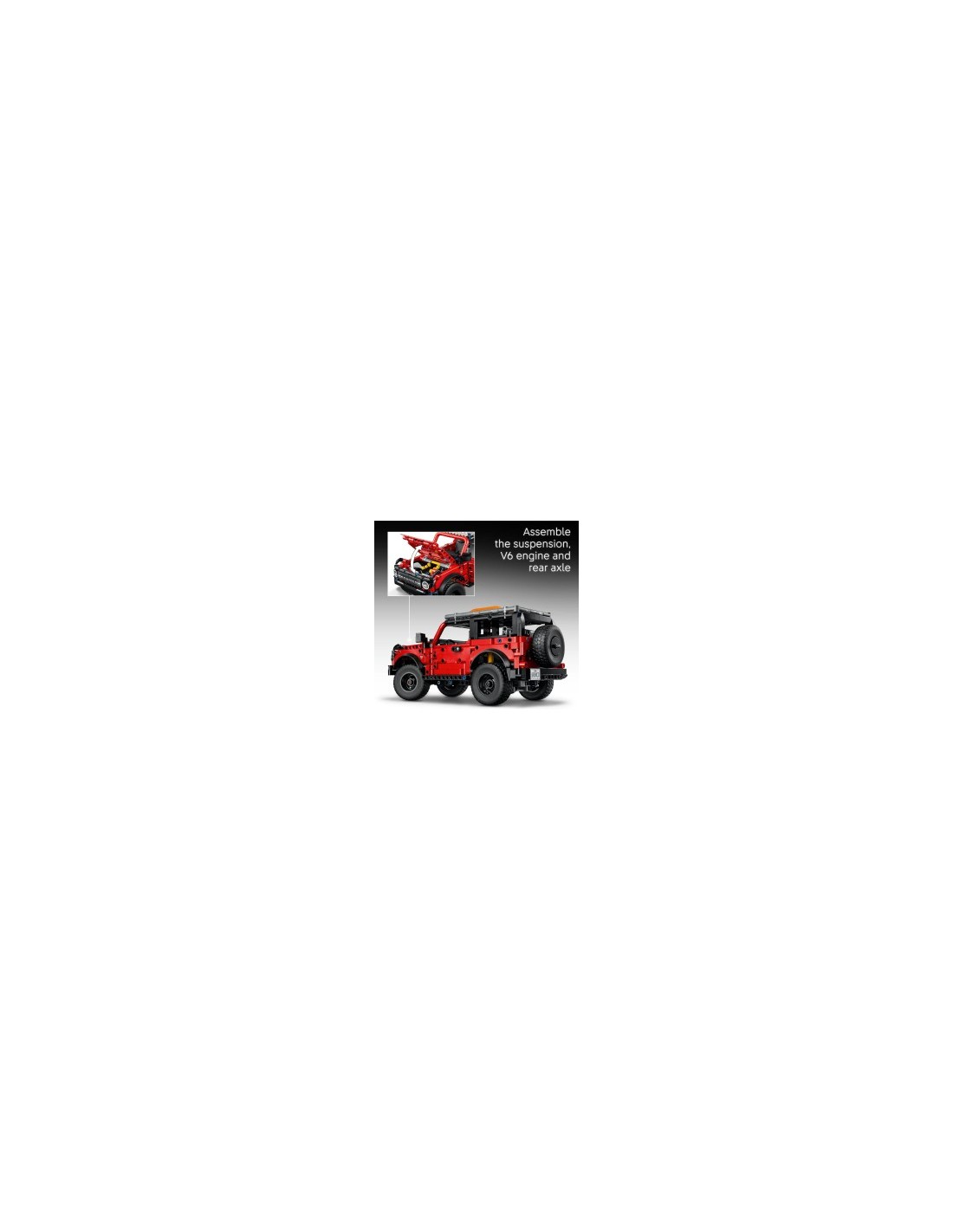 LEGO Technic 42213 SUV Ford Bronco, Modello Off-Road Dettagliato
