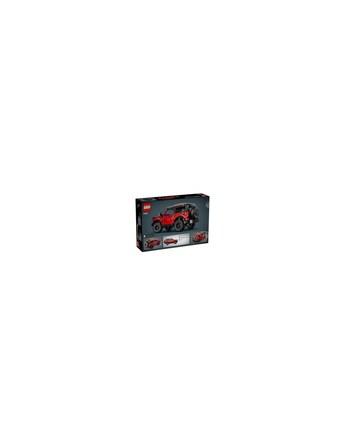 LEGO Technic 42213 SUV Ford Bronco, Modello Off-Road Dettagliato