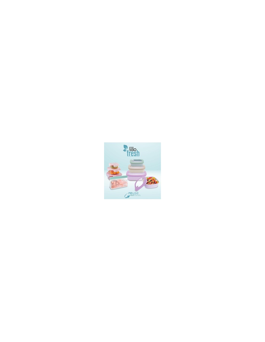 SET 3 CONTENITORI 04GD268 RETTANG CHIUSURA ERMETICA su TreG Ingrosso