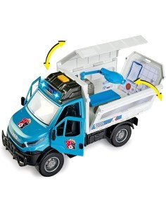 Dickie Toys Animal Rescue Van – Furgone Veterinario Scala 1:24 con Personaggio e Animali