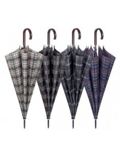 Ombrello uomo, Perletti, Golf, automatico, 114 cm, fantasia quadri, assortito, 4 modelli