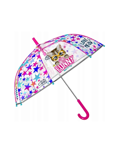 Ombrello Bambino Manuale 45 cm, 8 Stecche, Perletti Poe Funny