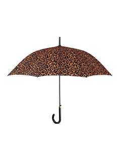 Ombrello Donna Automatico, 61cm, Leopardato, 8 Stecche, Elegante, Moda, Antivento