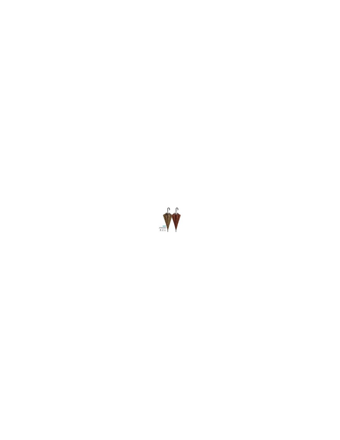 Ombrello Donna Automatico, 61cm, Leopardato, 8 Stecche, Elegante, Moda, Antivento