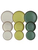 Tognana Ardenne, Servizio Piatti 6 Persone, 18 Pezzi, Stoneware, Multicolor, Piatti Piani 26,5cm, Fondi 18,5cm, Dessert 20,5cm