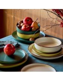 Tognana Ardenne, Servizio Piatti 6 Persone, 18 Pezzi, Stoneware, Multicolor, Piatti Piani 26,5cm, Fondi 18,5cm, Dessert 20,5cm