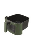 Friggitrice ad Aria, Iridea Verde, 8 Litri, Doppia Resistenza, 2000W, Display Digitale