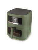 Friggitrice ad Aria, Iridea Verde, 8 Litri, Doppia Resistenza, 2000W, Display Digitale