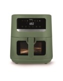 Friggitrice ad Aria, Iridea Verde, 8 Litri, Doppia Resistenza, 2000W, Display Digitale
