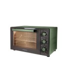 Fornetto Elettrico, Forno Ventilato Verde Salvia, 60 Litri, Timer 60 Minuti, 1900W, Girarrosto, Antiaderente