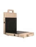 Piastra Induzione Doppia Portatile, Iridea Champagne, 3500W, Timer 99 Min, Display Digitale, Richiudibile
