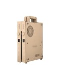 Piastra Induzione Doppia Portatile, Iridea Champagne, 3500W, Timer 99 Min, Display Digitale, Richiudibile