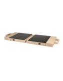 Piastra Induzione Doppia Portatile, Iridea Champagne, 3500W, Timer 99 Min, Display Digitale, Richiudibile