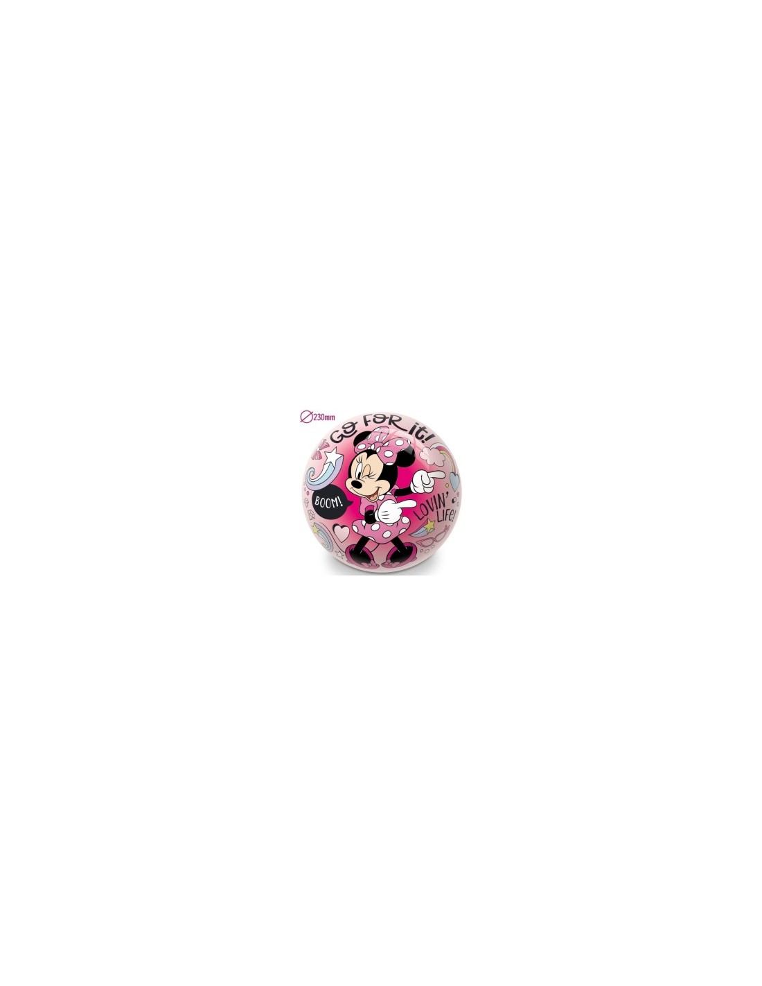 Minnie Pallone PVC, Giocattolo per Bambini, Resistente, Multicolore