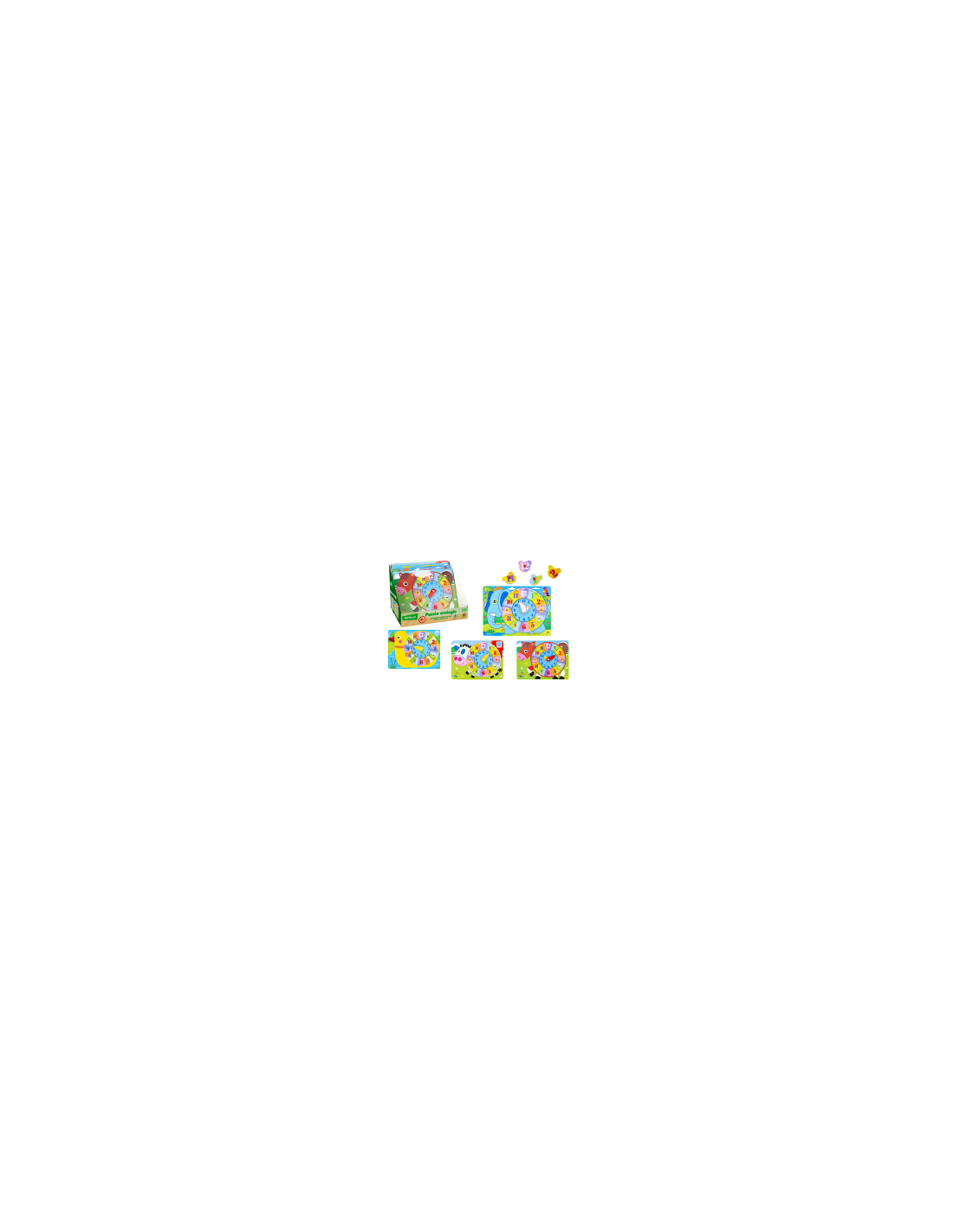 LEGNOLAND 42878 PUZZLE OROLOGIO ASSORTITO
