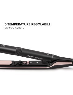 Bellissima Imetec Creativity Ion – Piastra Capelli Lisci o Mossi, Ionizzatore, Ceramica e Cheratina