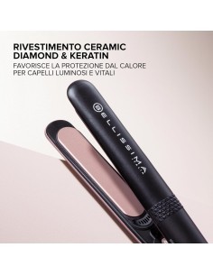 Bellissima Imetec Creativity Ion – Piastra Capelli Lisci o Mossi, Ionizzatore, Ceramica e Cheratina